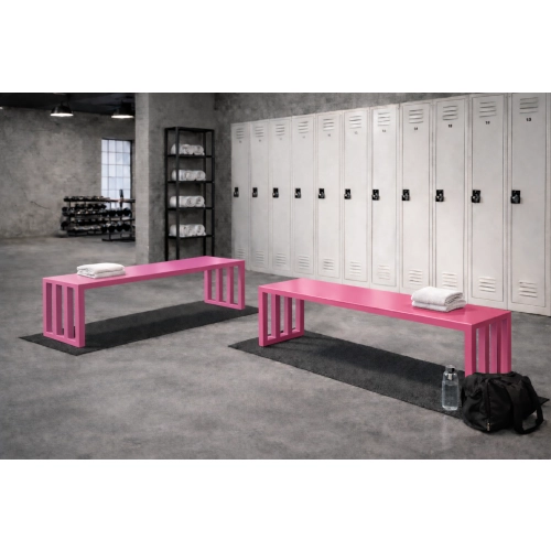 Ławka Metalowa Loft LM-154 Kolor Różowego Rozmiary od 50 cm do 200 cm